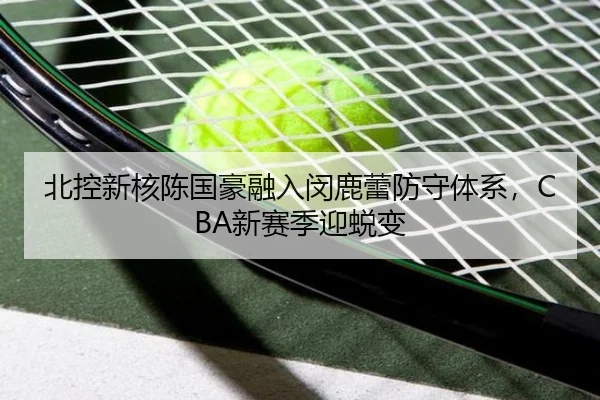 北控新核陈国豪融入闵鹿蕾防守体系，CBA新赛季迎蜕变