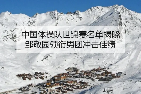中国体操队世锦赛名单揭晓 邹敬园领衔男团冲击佳绩